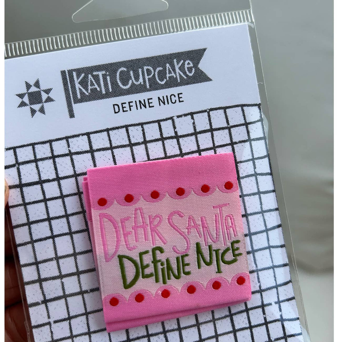 Kati Cupcake - Define Nice - Sew In Labels