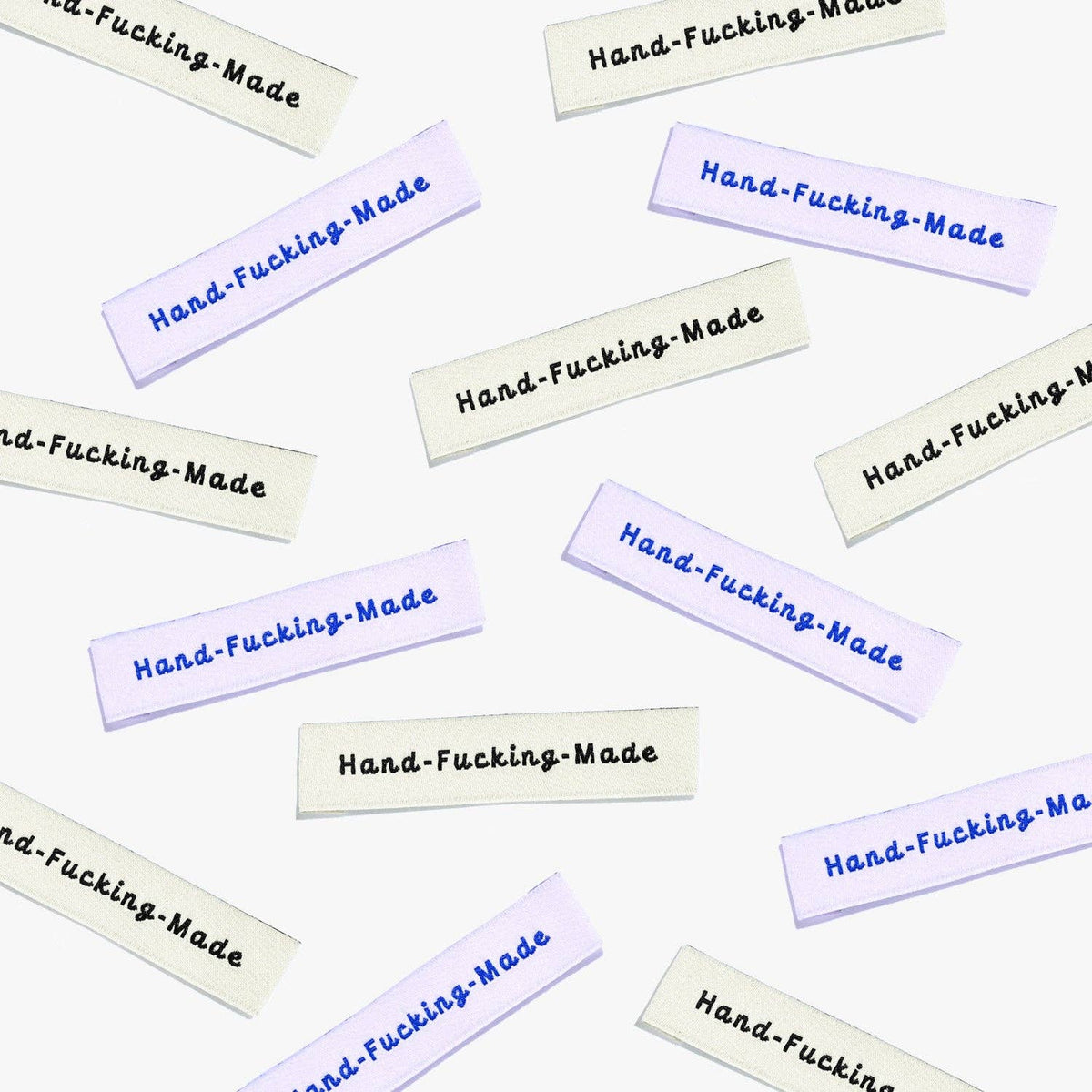 Kylie and the Machine - Hand-Fucking-Made Woven Labels
