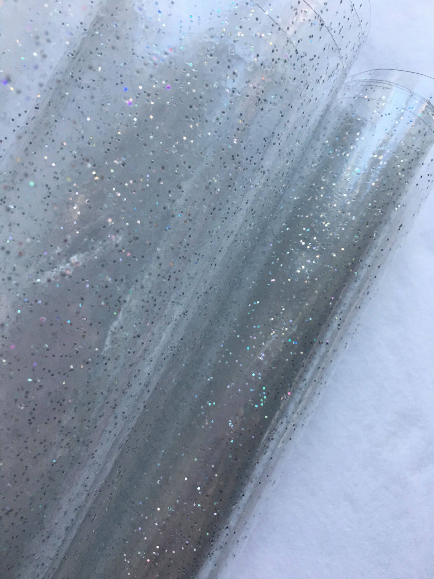 Sew Hungry Hippie Clear Glitter Vinyl