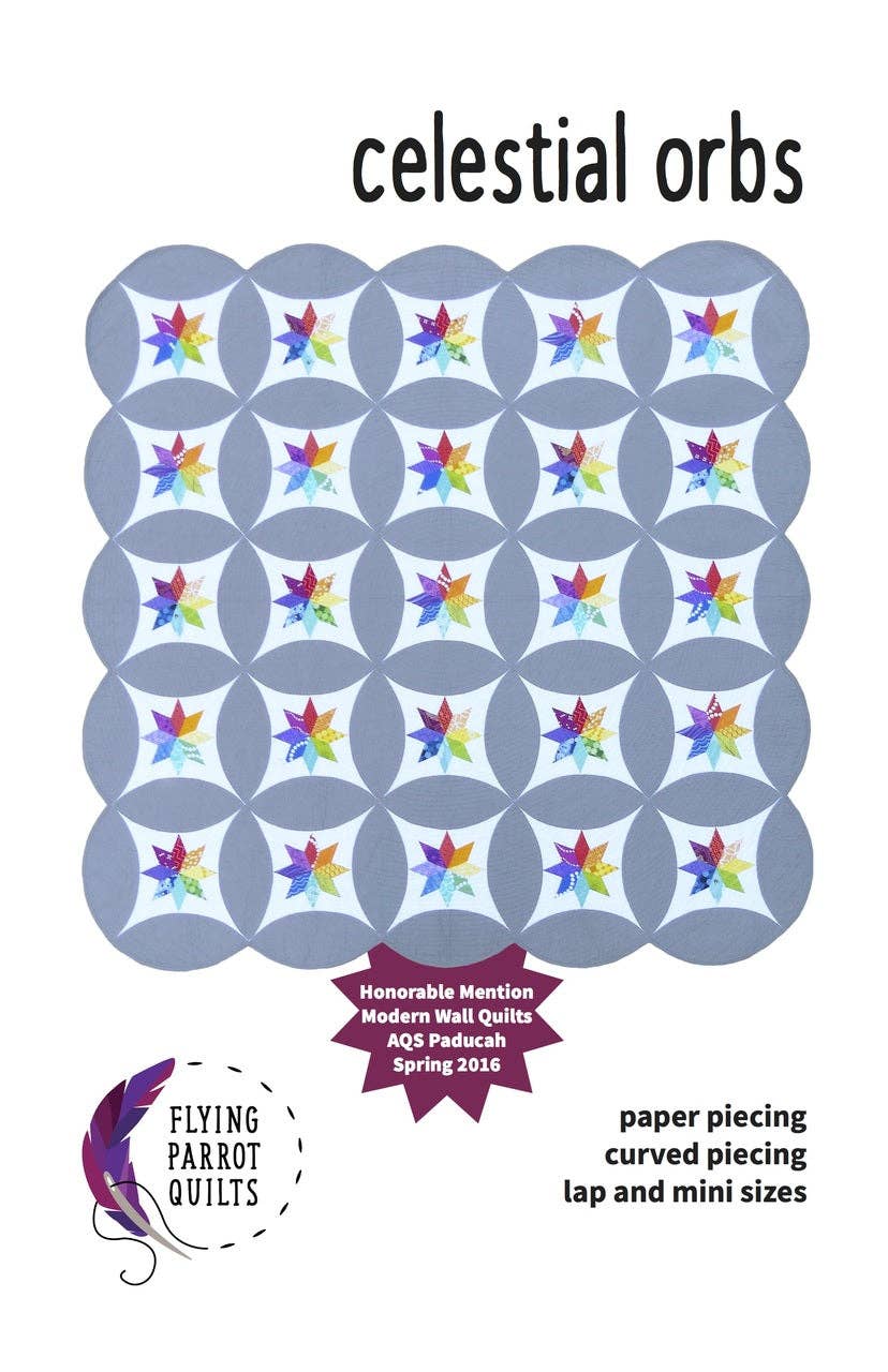 Celestial Orbs Quilt Pattern By Flying Parrot