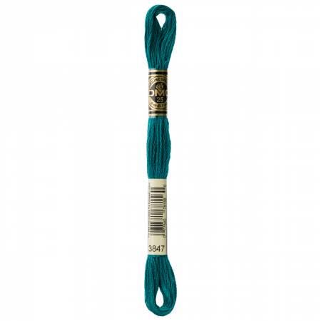 DMC Six Strand Embroidery Floss - 3847 - 3848 - 3849 - 3850 - 3851