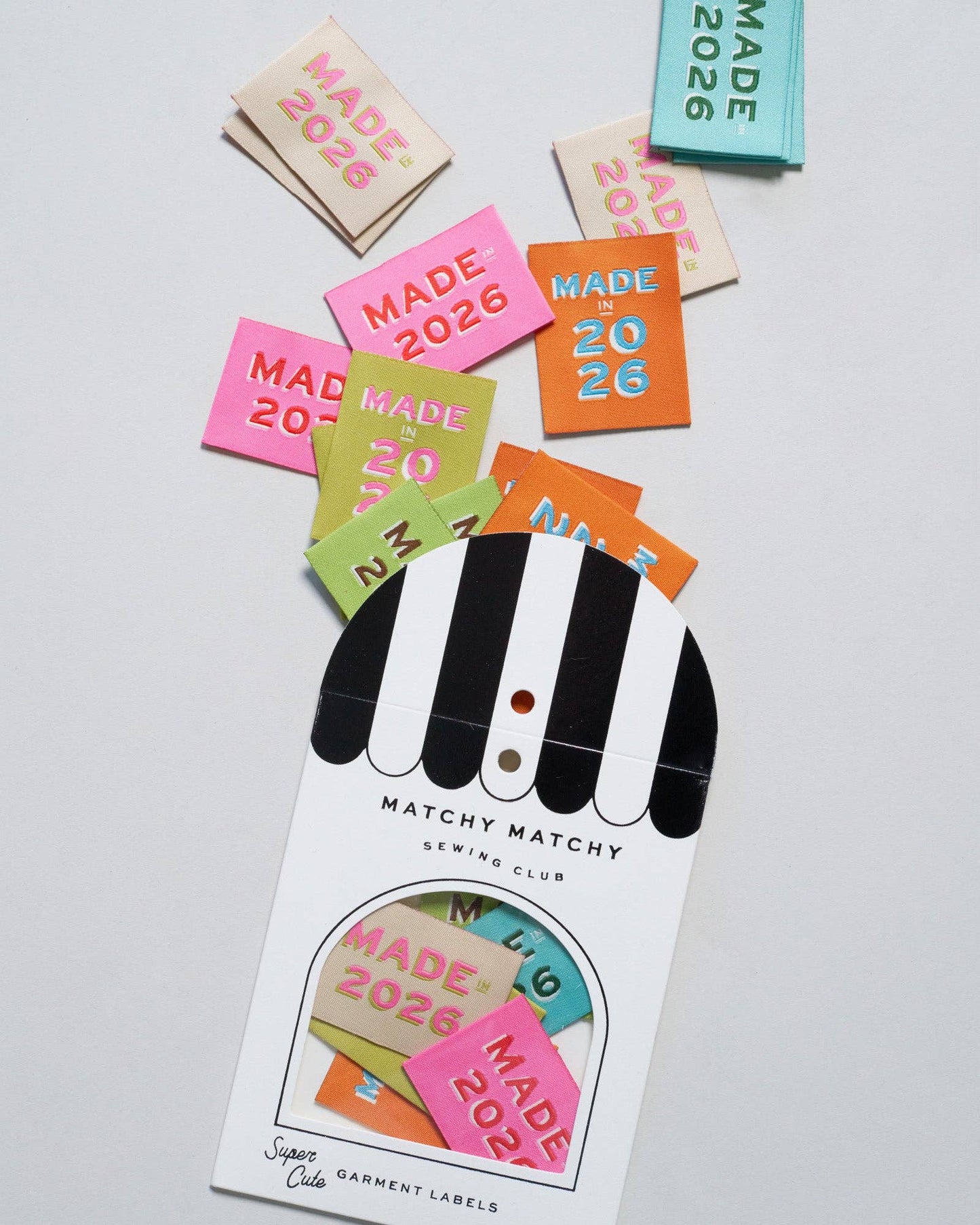 Matchy Matchy Sewing Club - 2026 Large Garment Labels