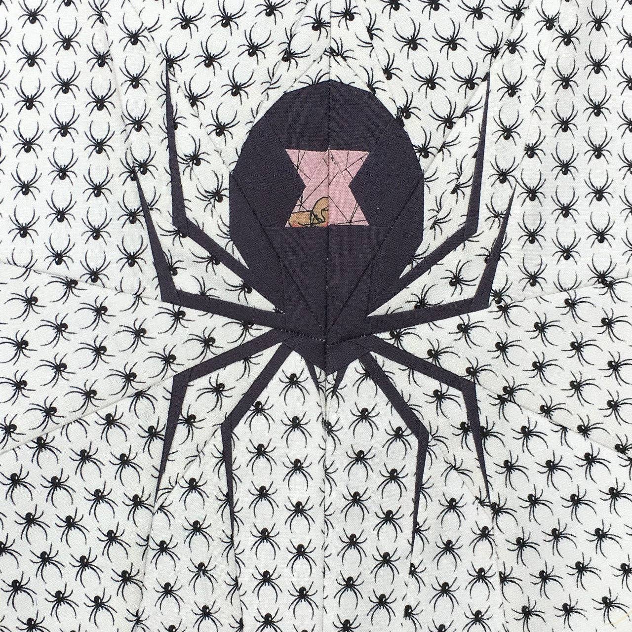 Spooky Spider Quilt Pattern By Flying Parrot