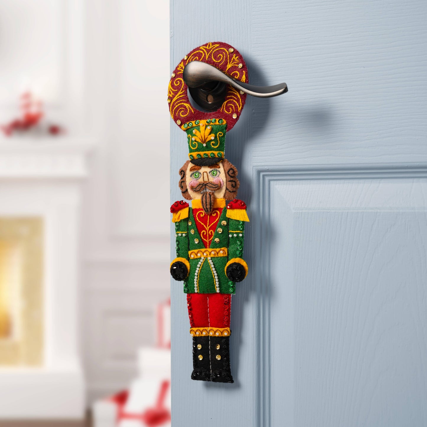 Bucilla ® Felt Home Decor Kit - Christmas Nutcracker Duo Door Hangers