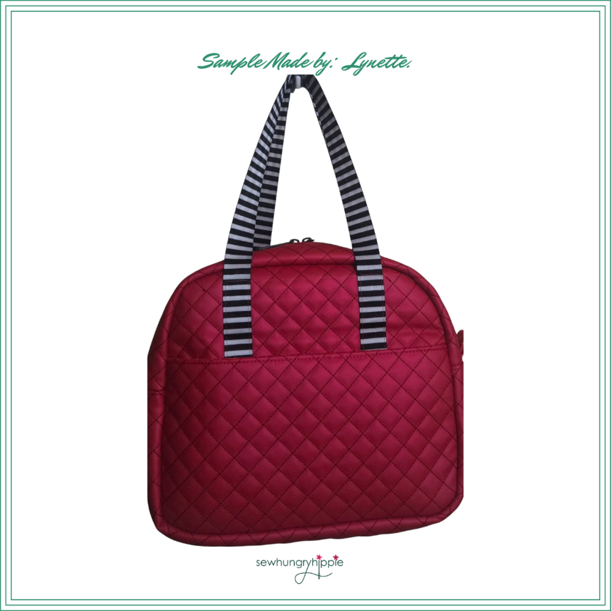 Sew Hungry Hippie Quilted Vinyl Red