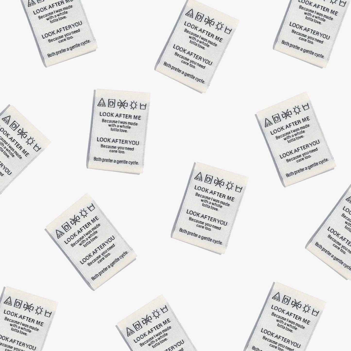 Kylie And The Machine Look After Me, Look After You Woven Labels