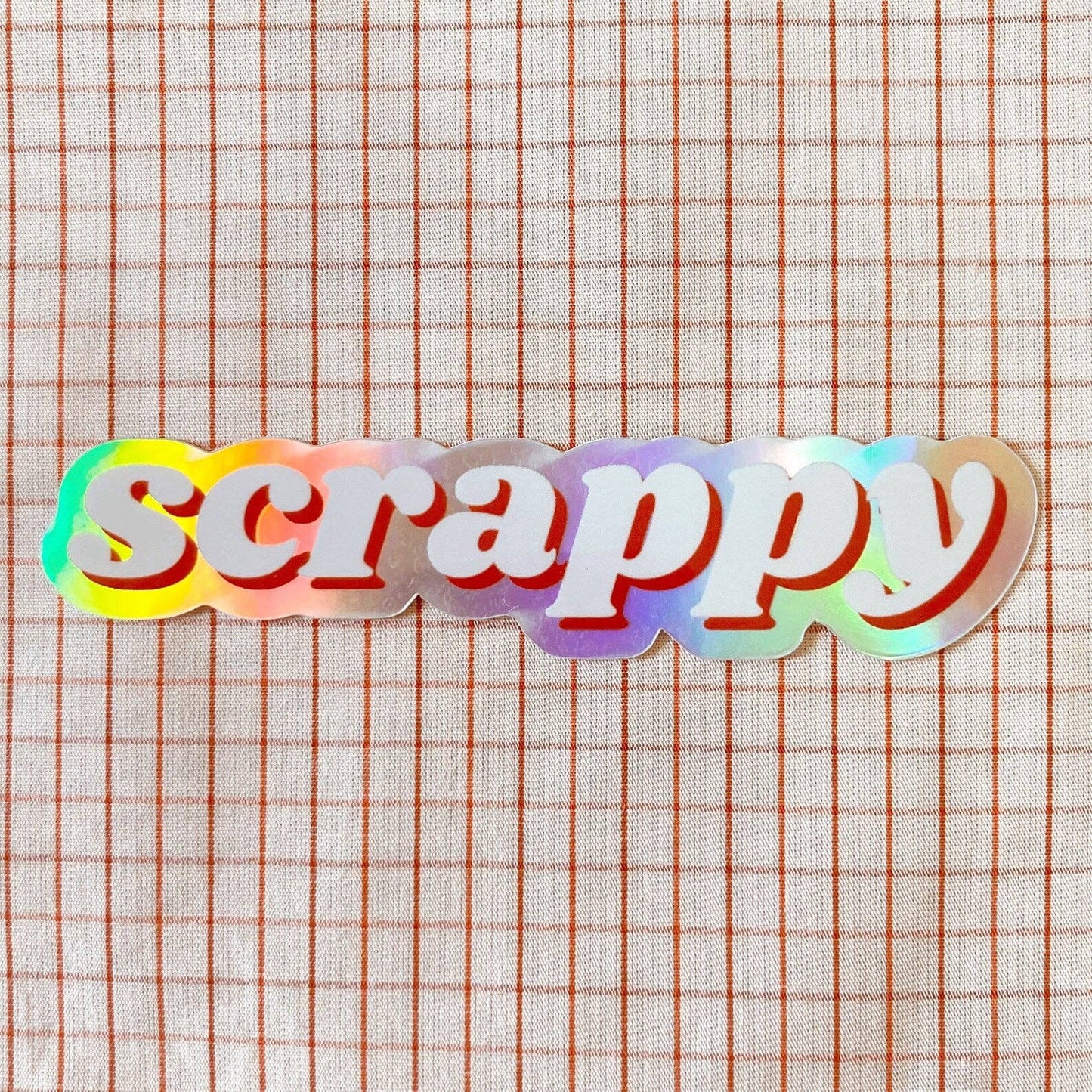 Feral Notions Scrappy Holographic Sticker