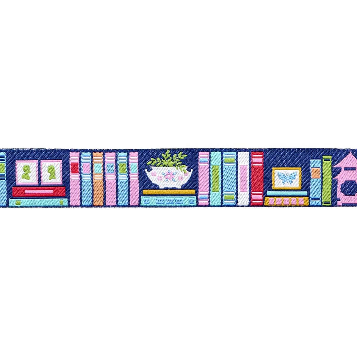 Renaissance Ribbons - Market Days - Bookshelf Treasures - 7/8" width - by Stacy Peterson - By The Yard