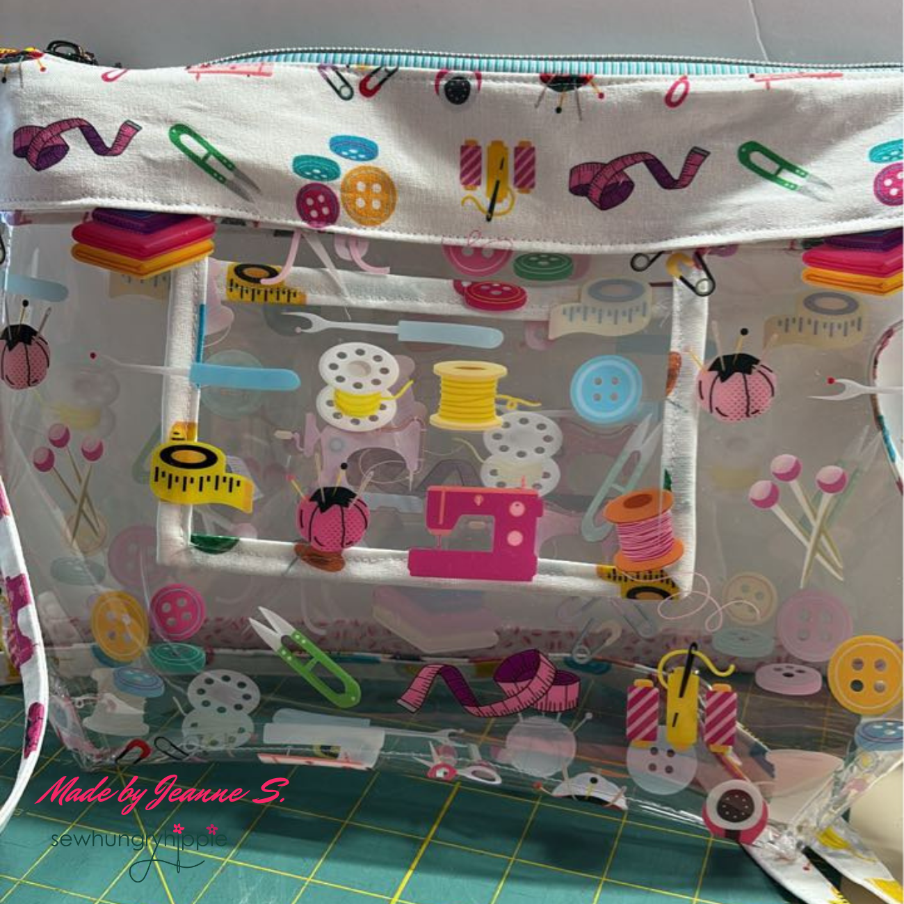 Sew Hungry Hippie Sewing Notions Clear TPU Vinyl – 12" x 50" Roll