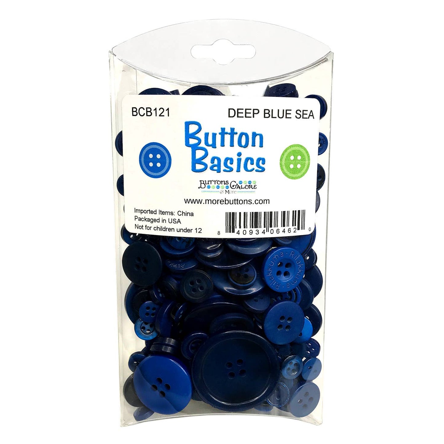 Button Basics Colorful Craft & Sewing Buttons