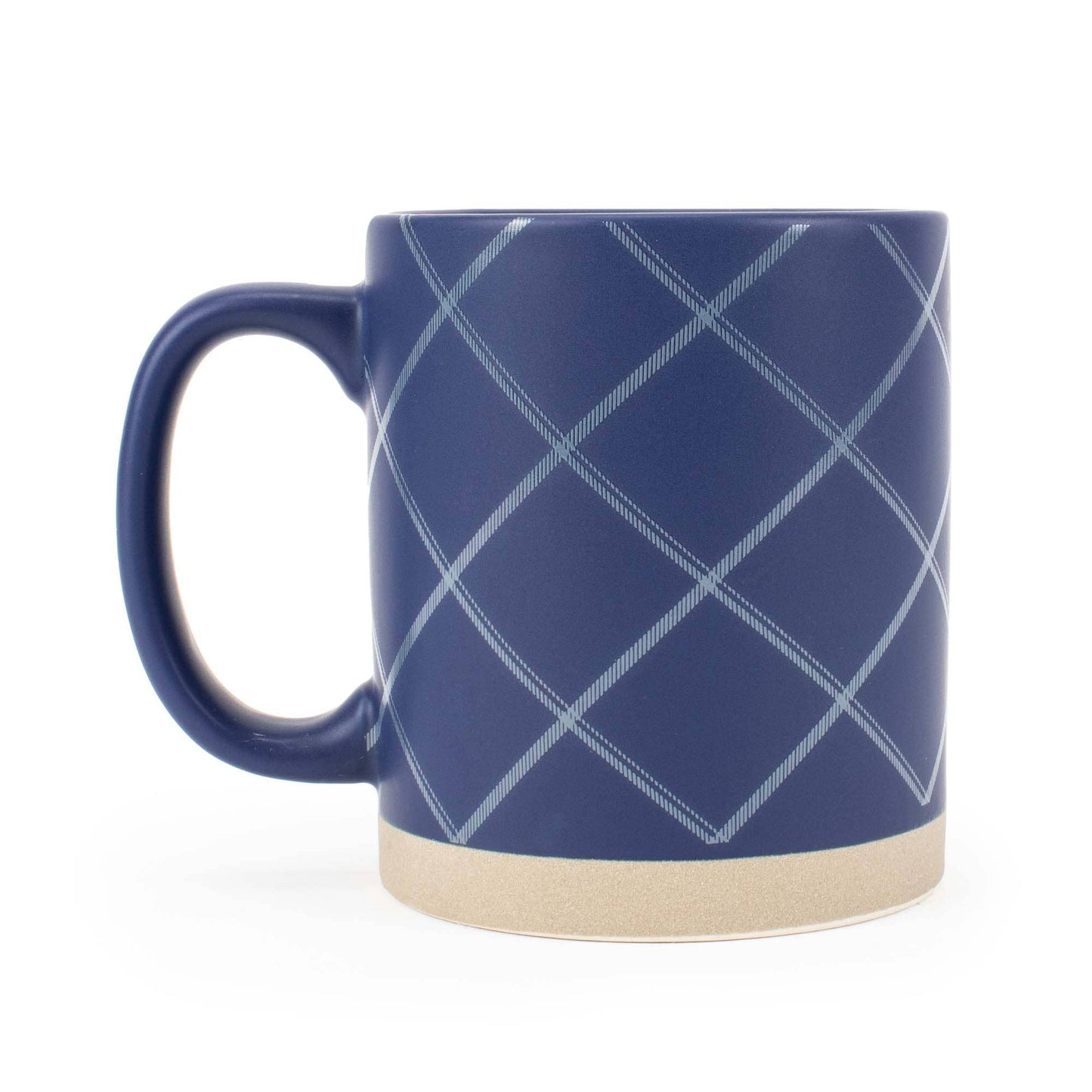 Ceramic Mugs 4-Pack Raw Bottom Navy-Blue PRICE IS PER MUG