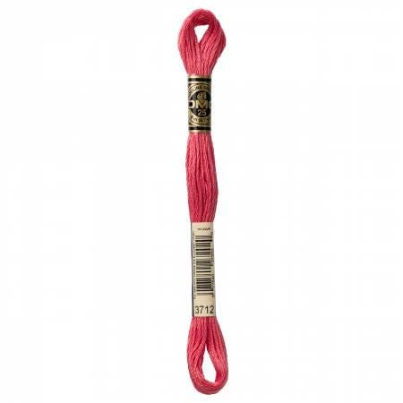 DMC Six Strand Embroidery Floss - 3705 - 3706 - 3712 - 3713 - 3716