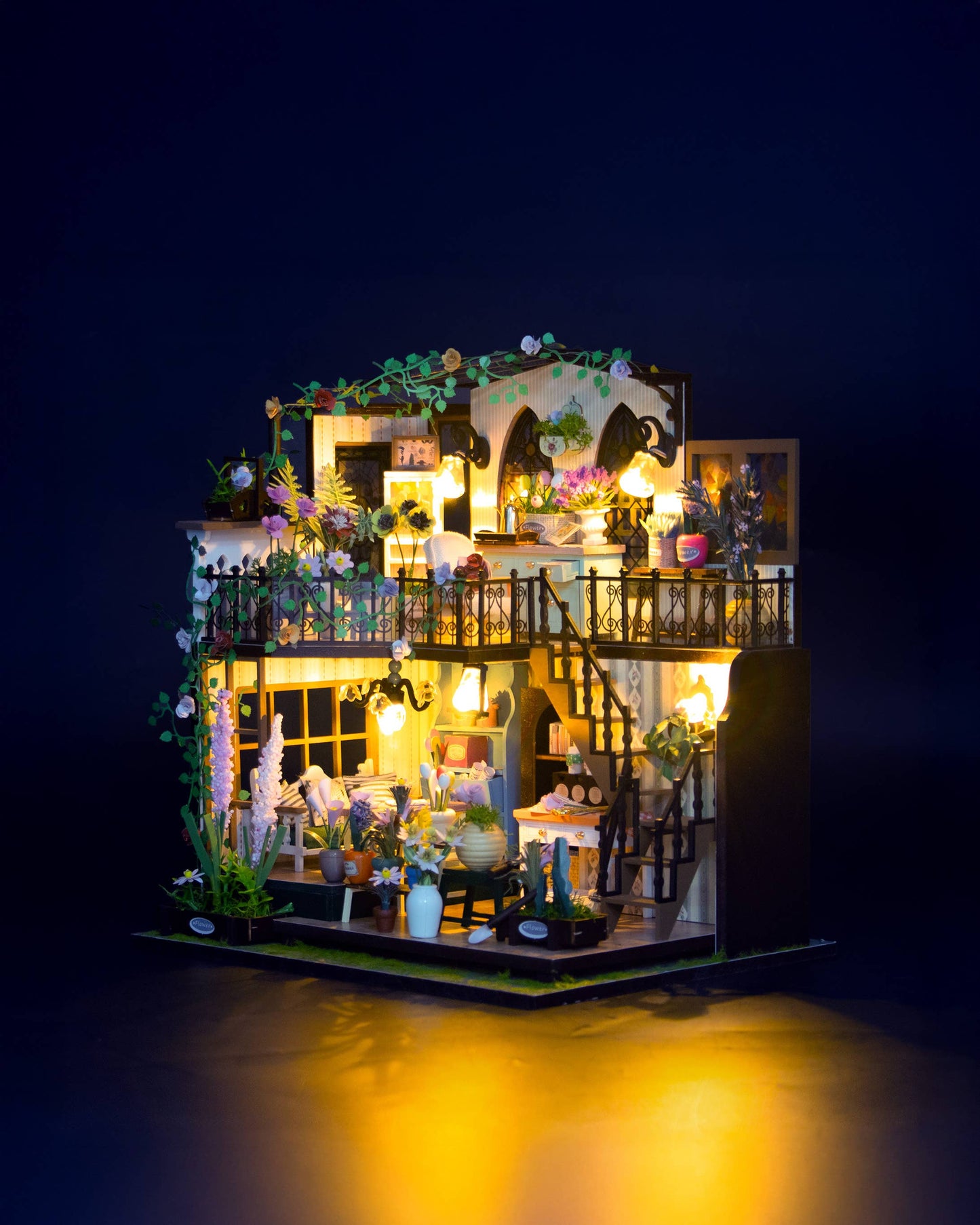 Hands Craft DIY Miniature House Kit: Garden Loft