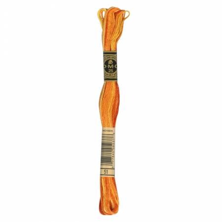 DMC Six Strand Embroidery Floss Variegated - 48 - 51 - 53 - 67 - 69 - 90 - 92 - 94