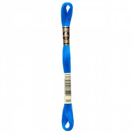 DMC Six Strand Embroidery Floss - 986 - 987 - 988 - 989 - 991 - 992 - 993 - 995 - 996
