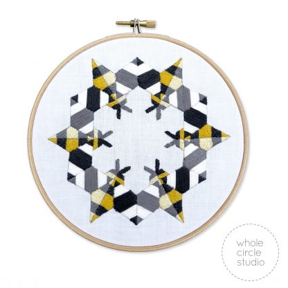 Whole Circle Studio Bzzzzzz Bees Embroidery Kit