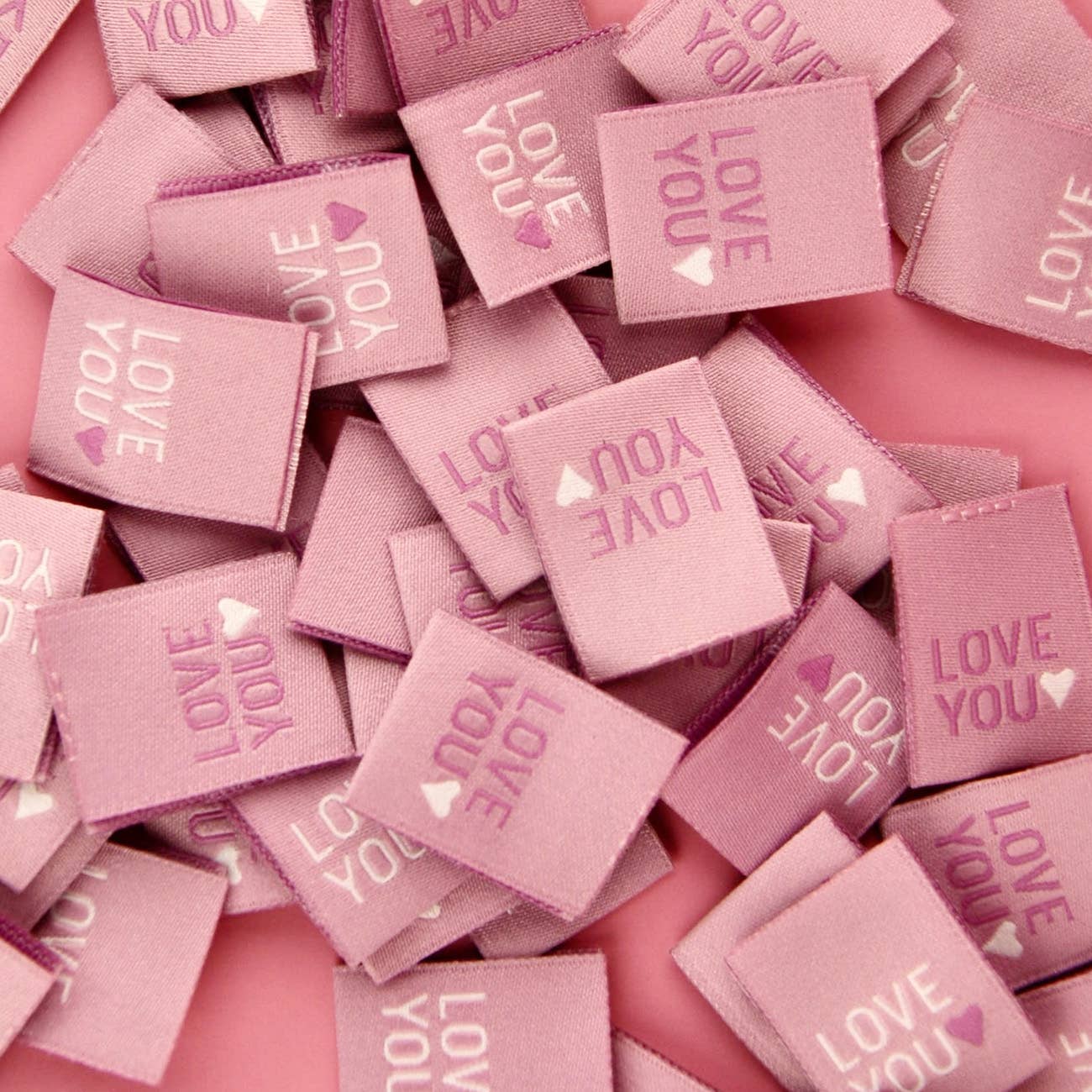 Kati Cupcake - Love You Pink - Designer Woven Labels     