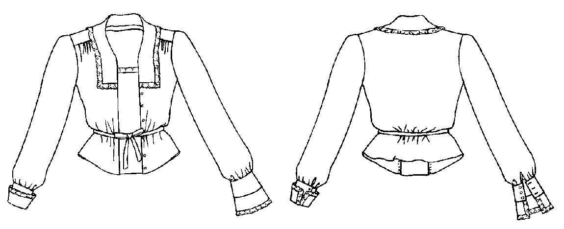 Armistice Blouse Sewing Patterns By Folkwear