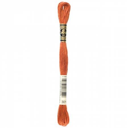 DMC Six Strand Embroidery Floss - 300 - 301 - 304 - 307 - 309 - 310