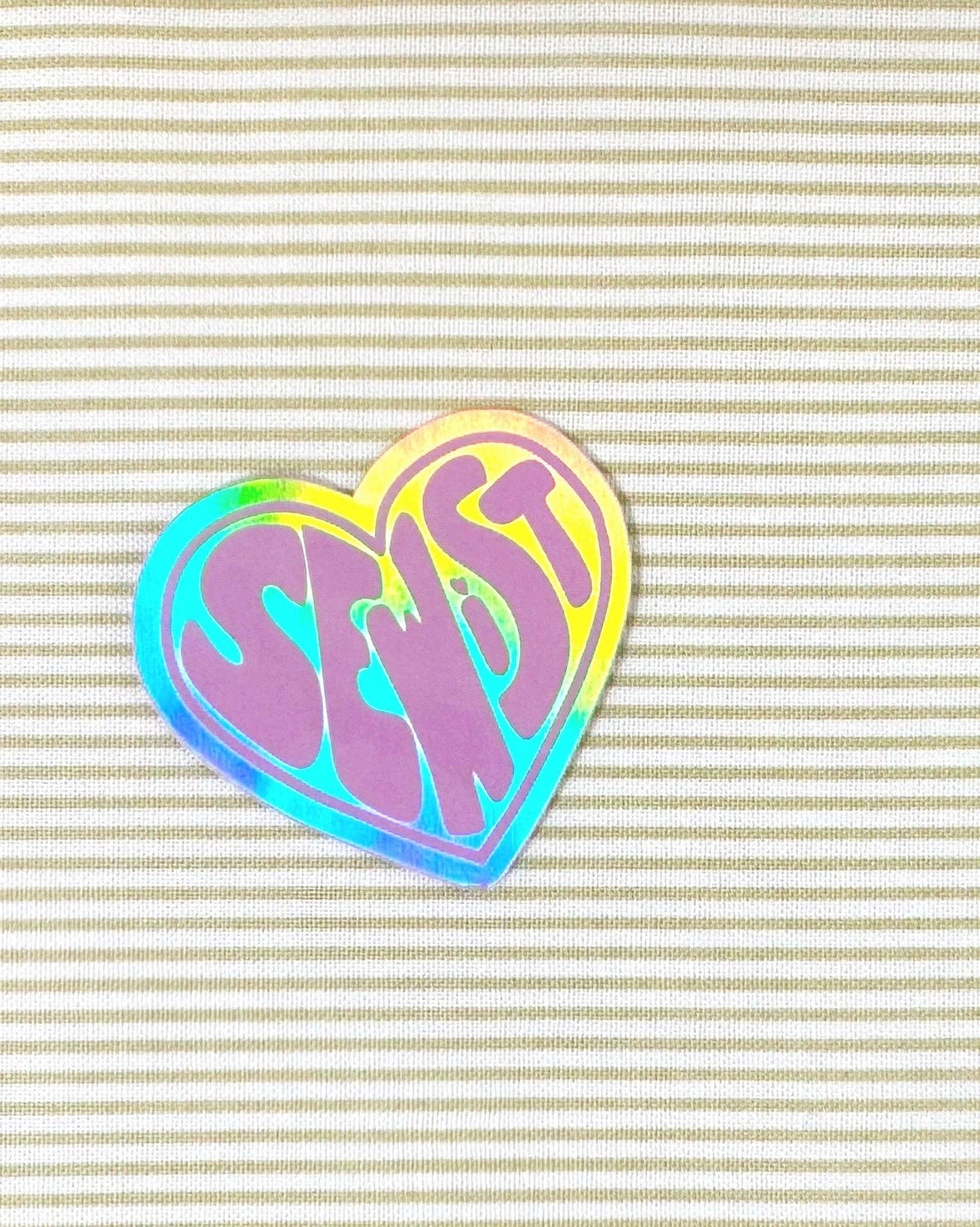 Feral Notions Holographic Sewist Sticker