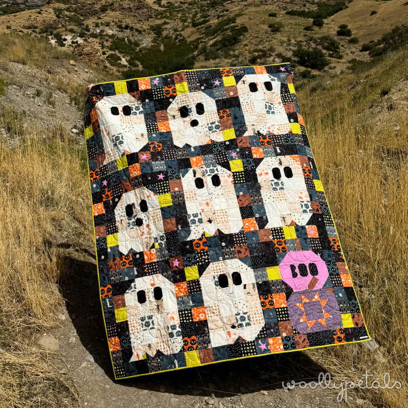Ghost Party Quilt Pattern By Woolly Petals