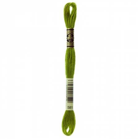 DMC Six Strand Embroidery Floss - 561 - 562 - 563 - 564 - 580 - 581 - 597 - 598