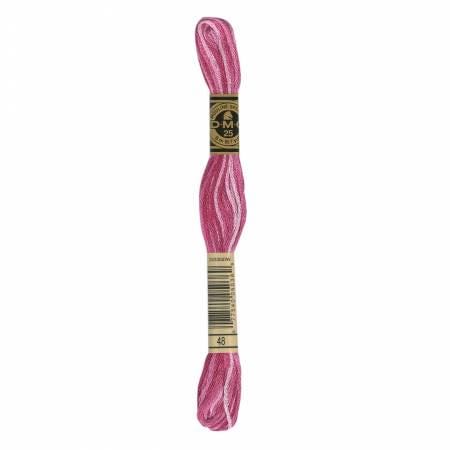 DMC Six Strand Embroidery Floss Variegated - 48 - 51 - 53 - 67 - 69 - 90 - 92 - 94