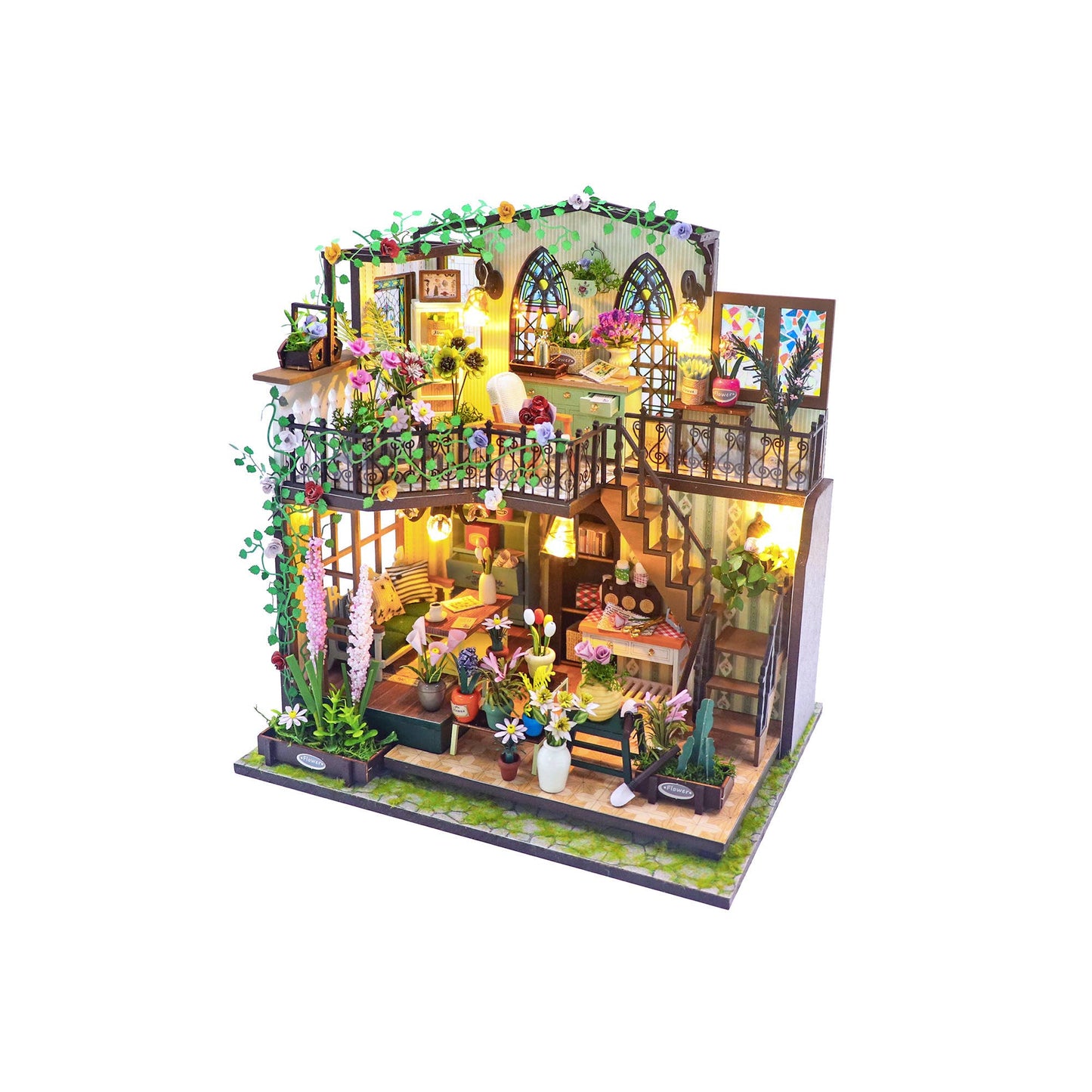 Hands Craft DIY Miniature House Kit: Garden Loft
