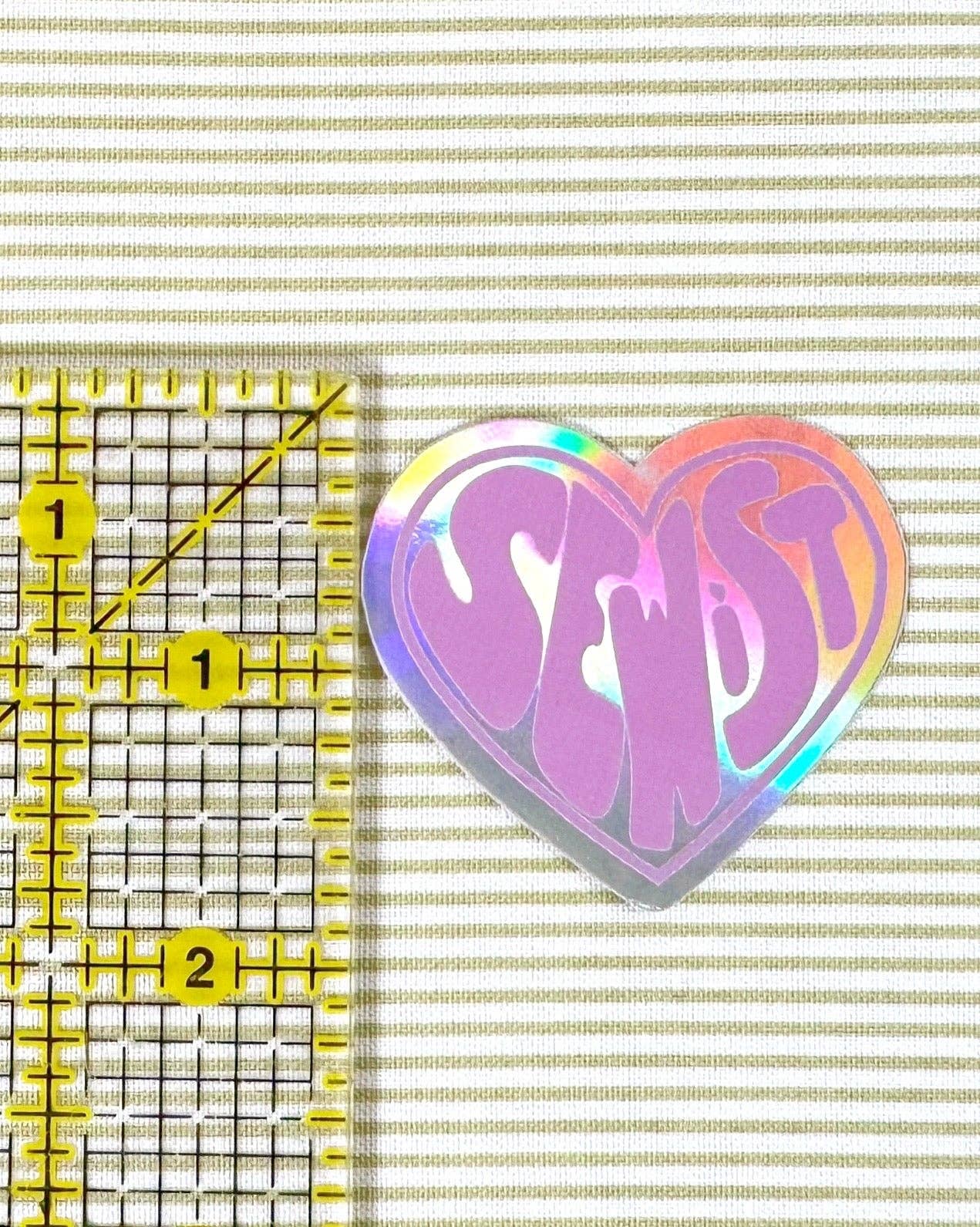 Feral Notions Holographic Sewist Sticker