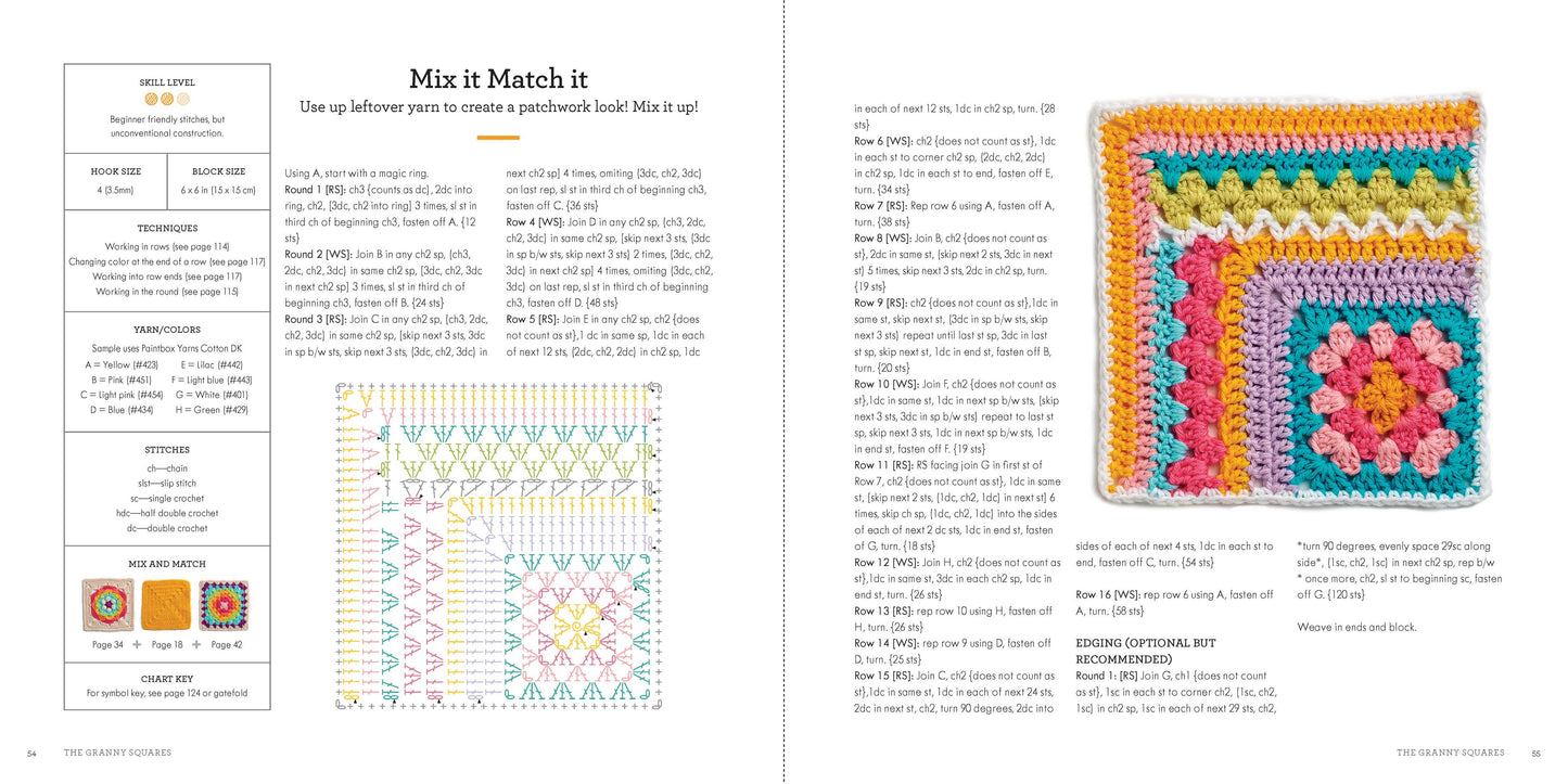 Modern Guide To Granny Squares Book By Celine Semaan
