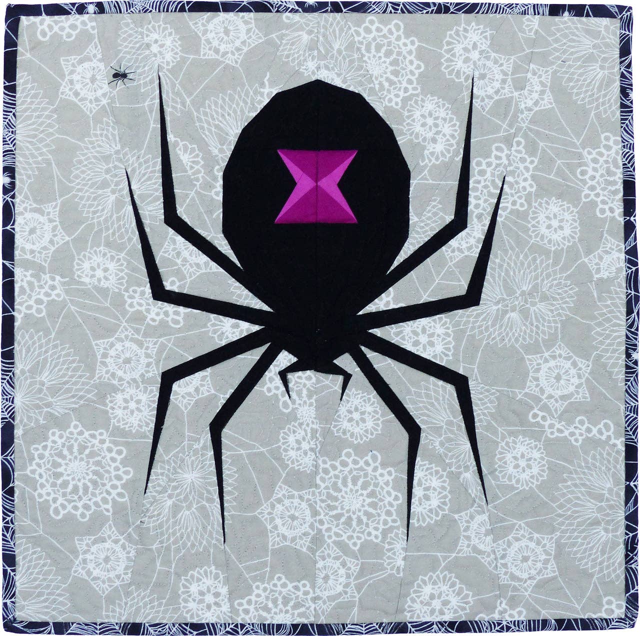 Spooky Spider Quilt Pattern By Flying Parrot