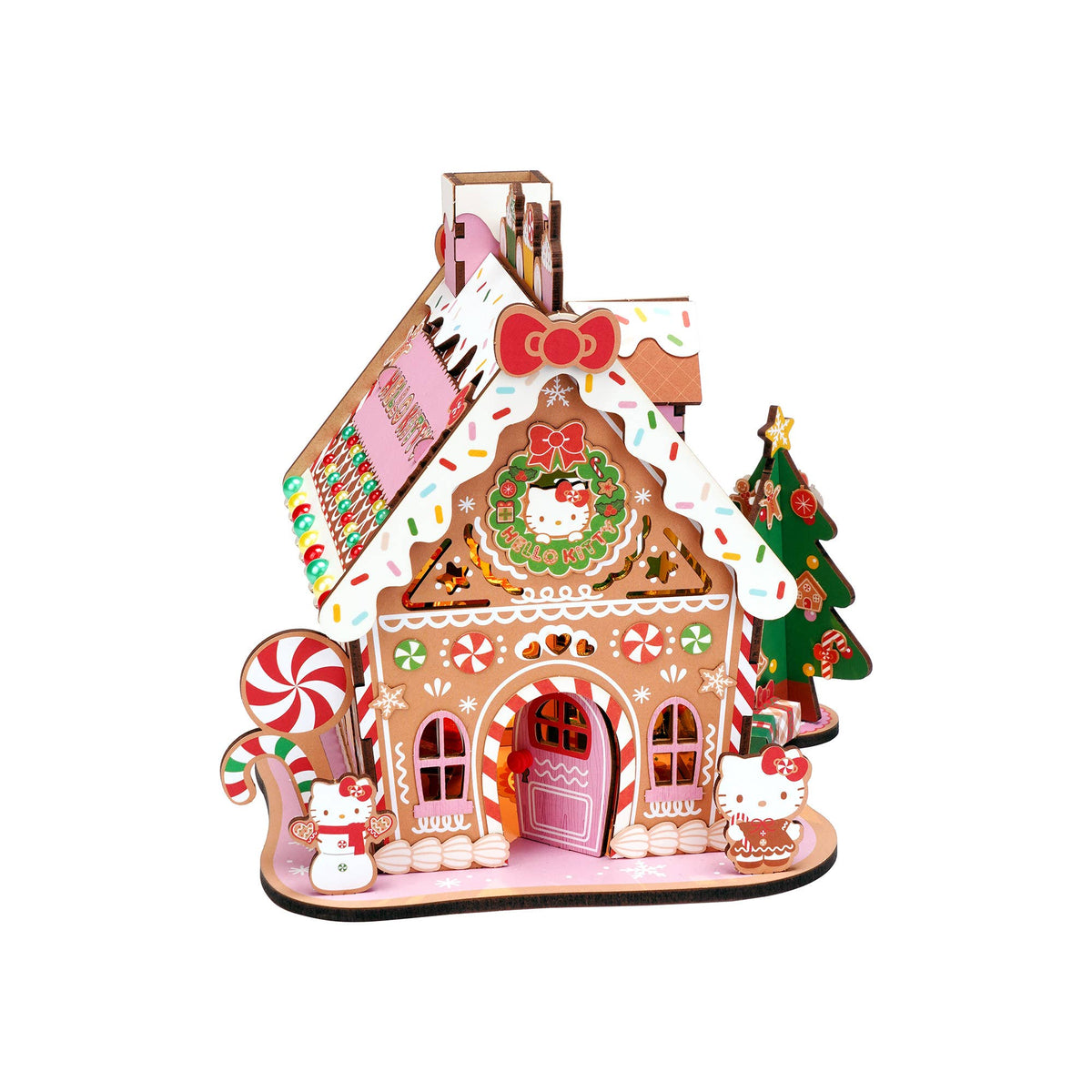 Hands Craft Hello Kitty® Gingerbread House - DIY Miniature House Kit