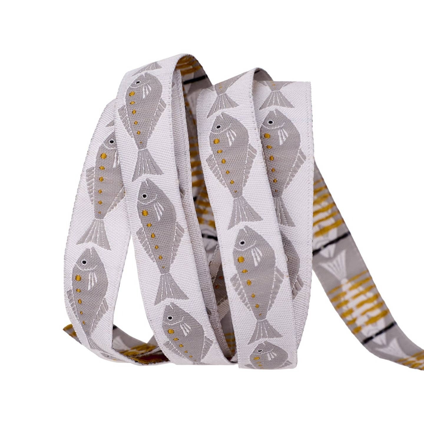 Renaissance Ribbons - By the Seaside Loes Van Oosten - Fish - 5/8" Ribbon - By The Yard