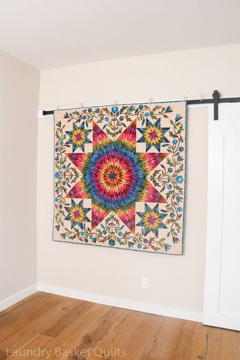 Rainbow Star Quilt Pattern