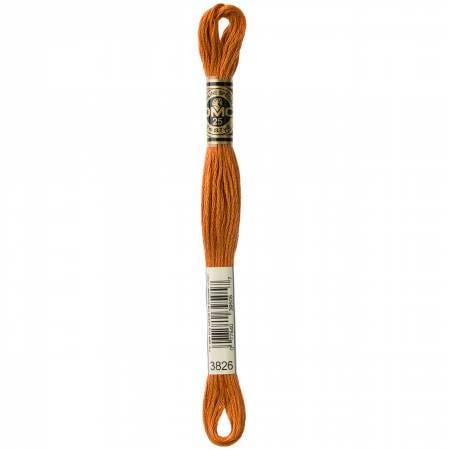 DMC Six Strand Embroidery Floss - 3824 - 3825 - 3826 - 3827 - 3828 - 3829