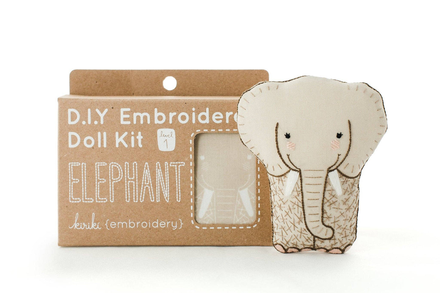Kiriki Press Elephant Doll Embroidery Kit