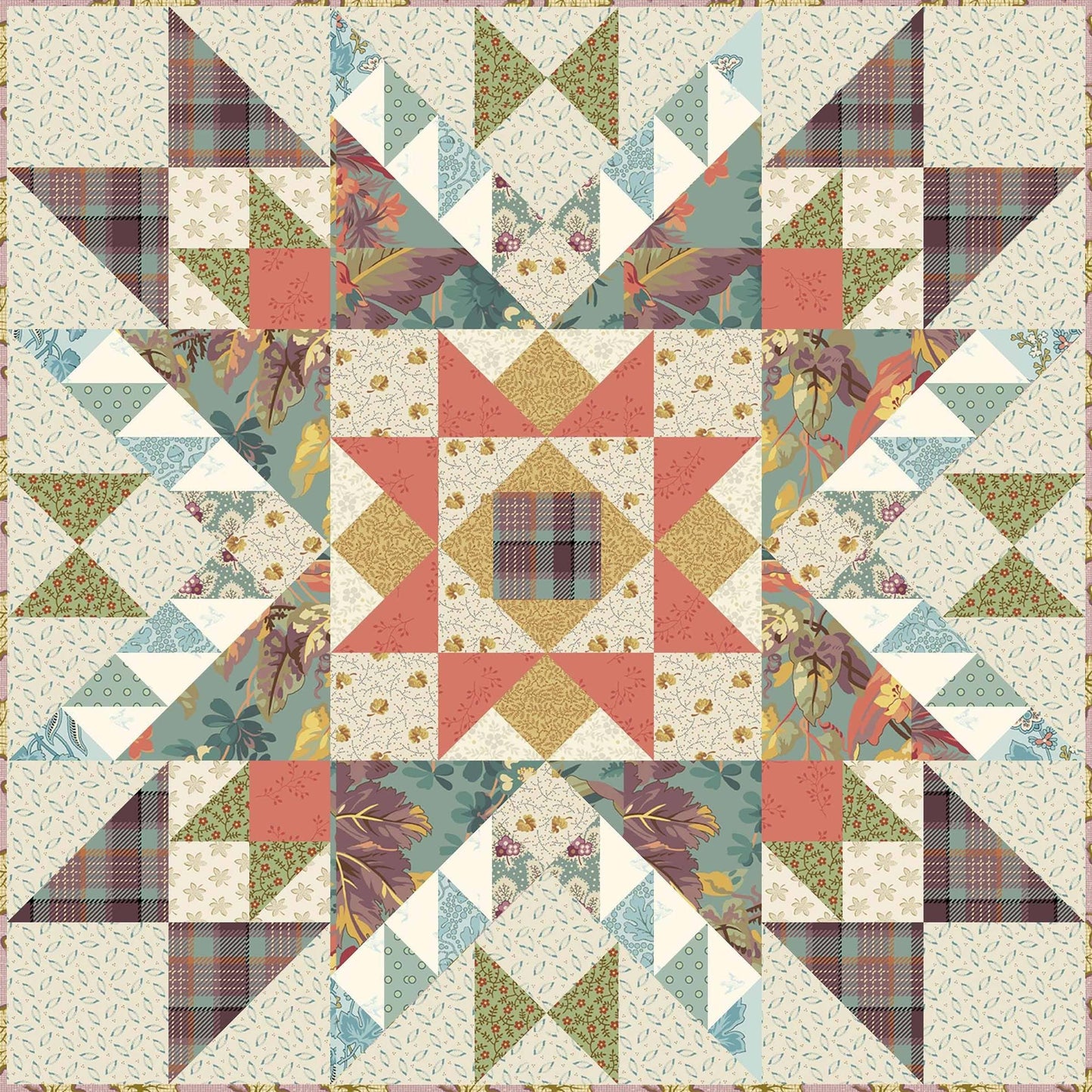 Summer Star Quilt Pattern By Laundry Basket Quilts