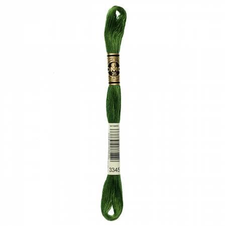 DMC Six Strand Embroidery Floss - 3345 - 3346 - 3347 - 3348 - 3350 - 3354