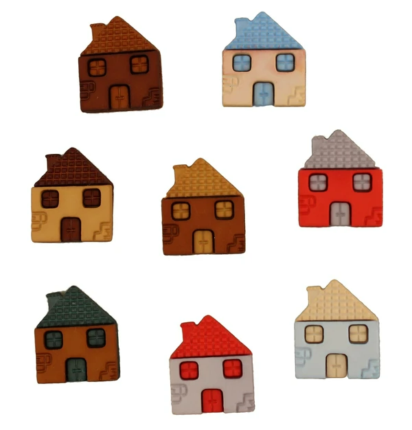Lotsa Houses - Buttons Galore and More Craft & Sewing Buttons