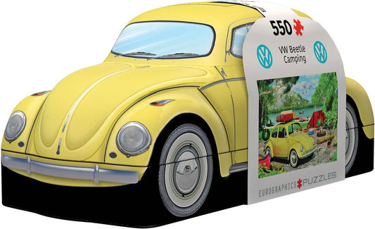 Eurographics Puzzles USA - VW Beetle Camping Puzzle Tin