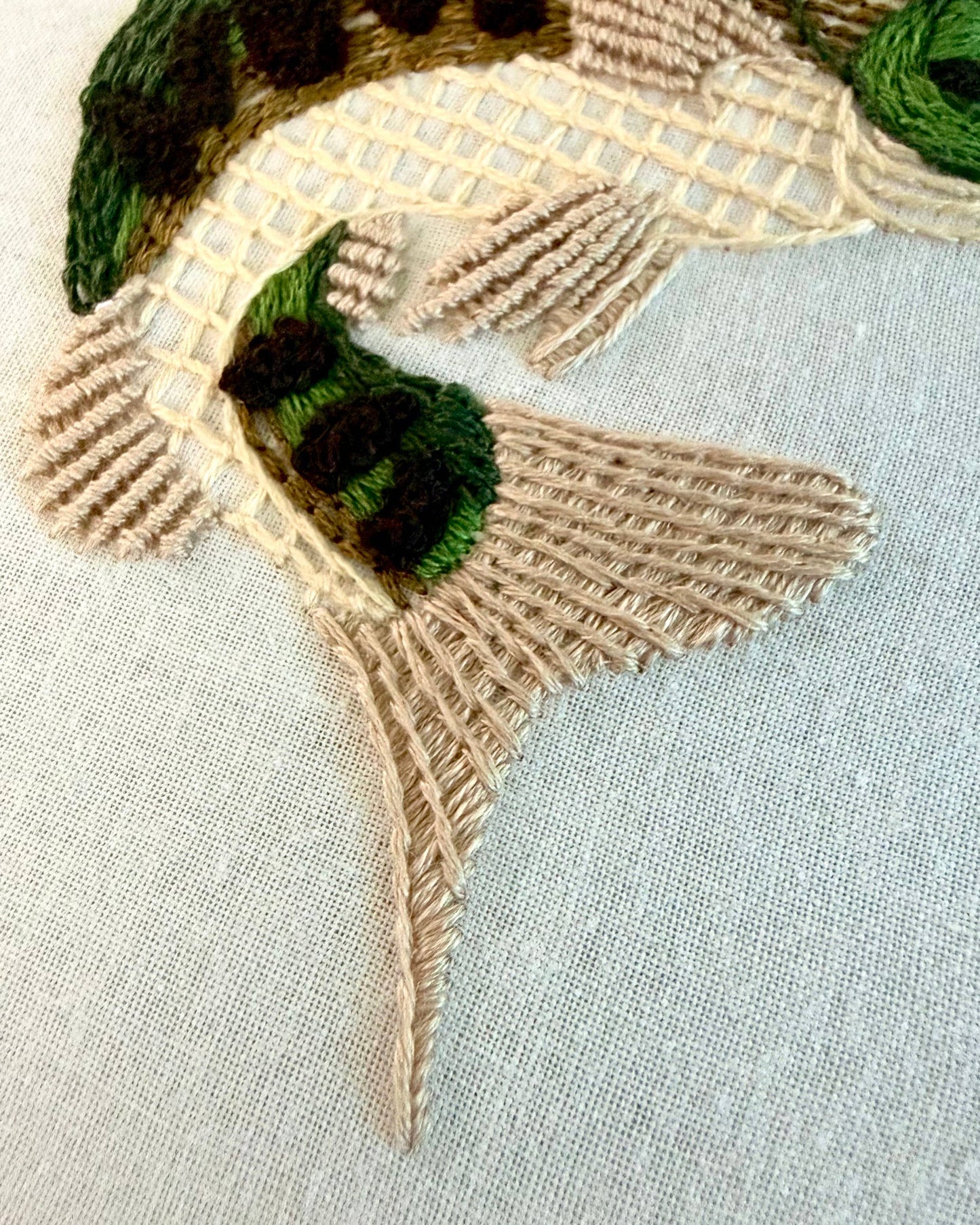 Stitches By Tiff Gone Fishing Embroidery Kit