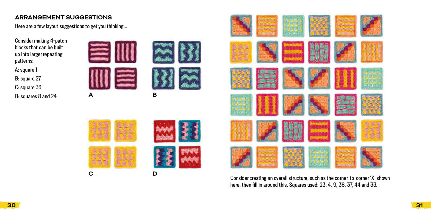 The Granny Square Stitches Card Deck Of Crochet Stitch Patterns