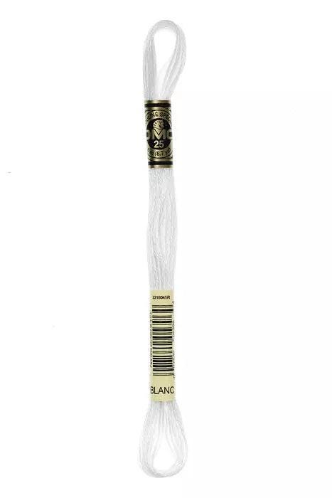 DMC Six Strand Embroidery Floss - BLANC - ECRU - B5200 - 01 - 02 - 03 - 04