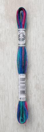 DMC 6 Coloris Floss - 4515 - 4508 - 4518 - 4509 - 4507 - 4504 - 4505 - 4500