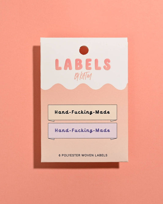Kylie and the Machine - Hand-Fucking-Made Woven Labels