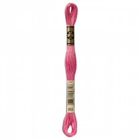 DMC Six Strand Embroidery Floss - 954 - 955 - 956 - 957 - 958 - 959 - 961 - 962 - 963