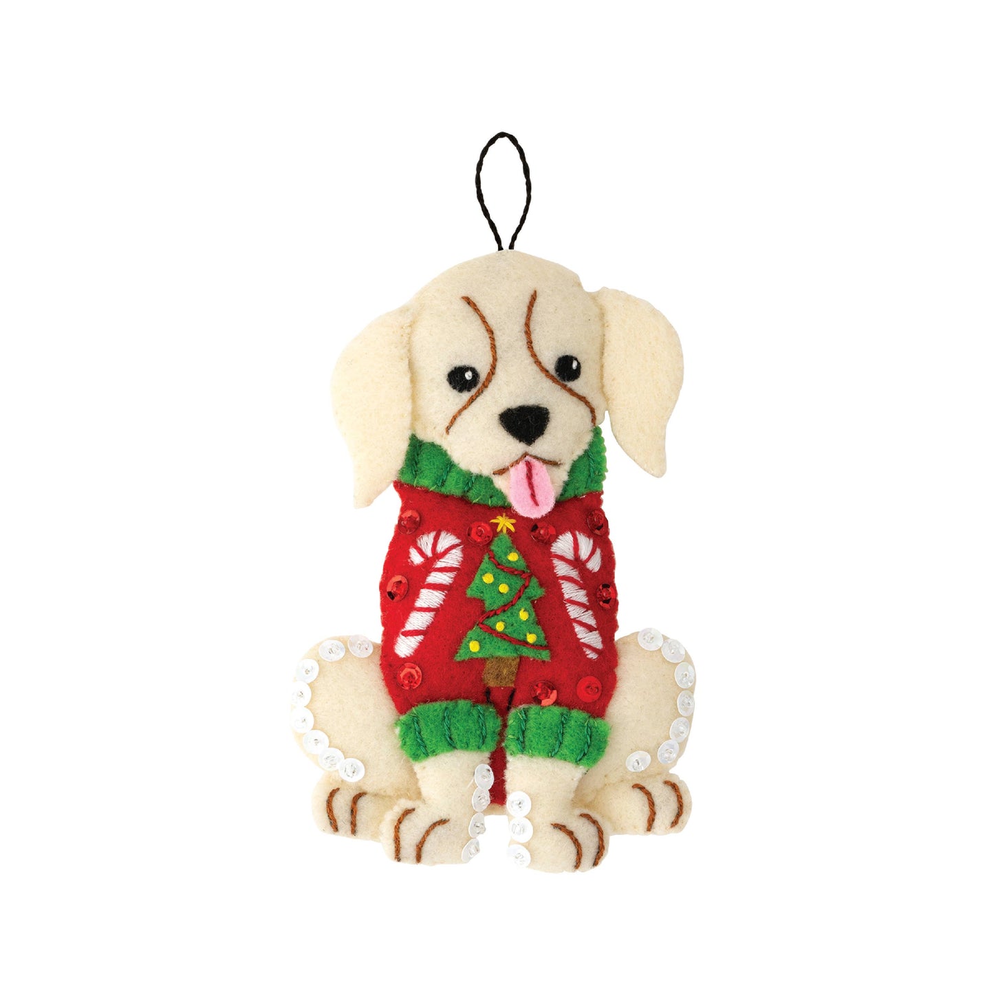 Bucilla ® Seasonal Felt Christmas Ornaments Kit Dogs in Ugly Sweaters