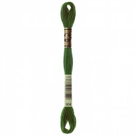 DMC Six Strand Embroidery Floss - 904 - 905 - 906 - 907 - 909 - 910 - 911 - 912 - 913