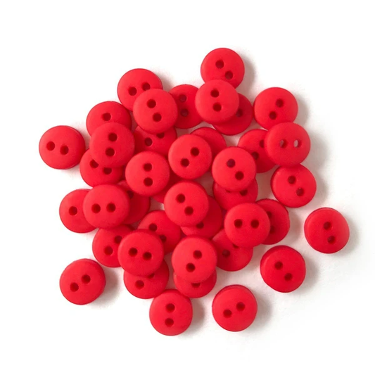 Buttons Galore and More Red Tiny Buttons