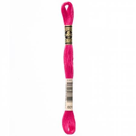 DMC Six Strand Embroidery Floss - 600 - 601 - 602 - 603 - 604 - 605 - 606 - 608